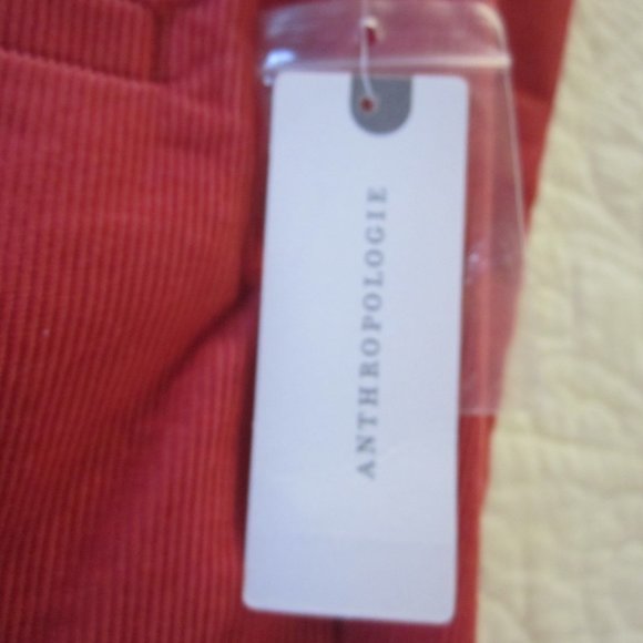 Anthropologie Pants 12 Essential Collection Corduroy Pink/Rose - Picture 5 of 10